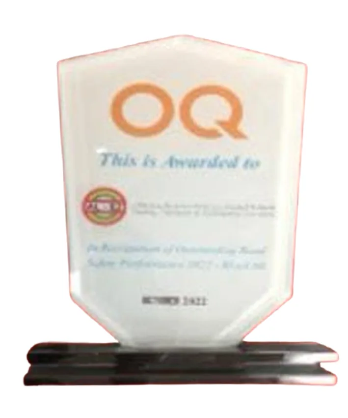 Award and recognition certificate 4