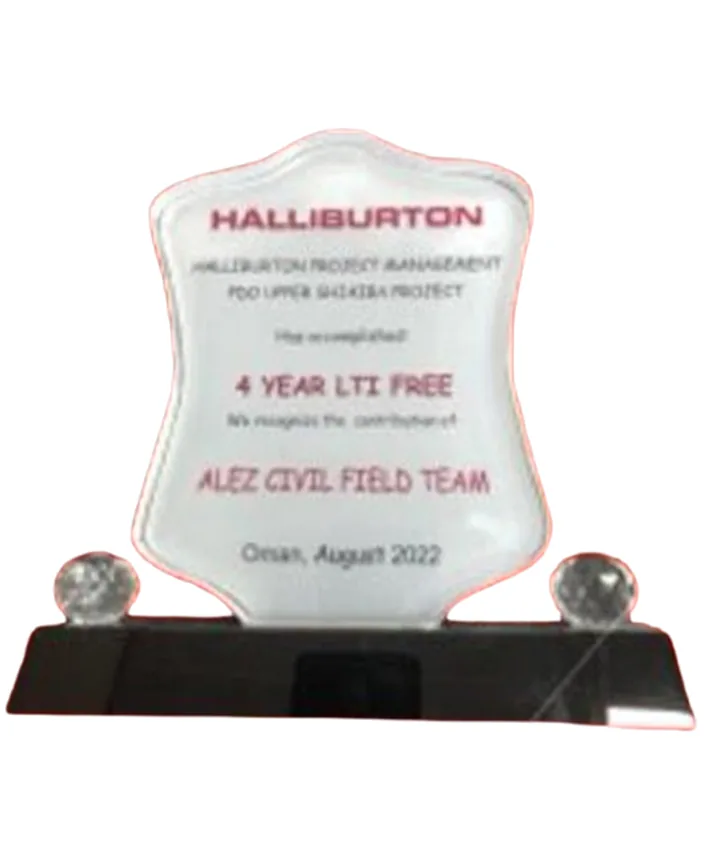 Award and recognition certificate 5